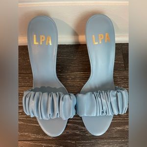 NWT LPA Augstine Heel in baby blue size 5.5